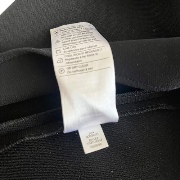 Vince Black Sleeveless Mixed Rib Sleeveless Mock Turtleneck Top Size XXS - Picture 7 of 10